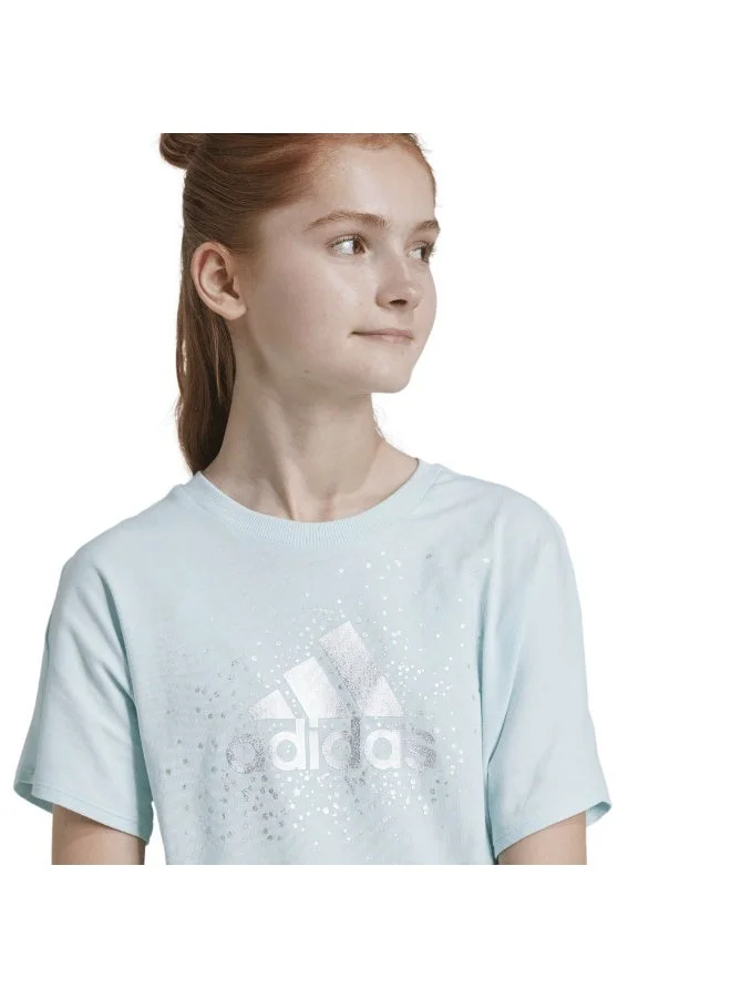 اديداس تيشيرت تدريب أديداس جي جي جليم تي أخضر للأولاد 7-8 سنوات